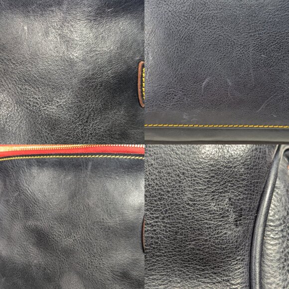 DOONEY & BOURKE USA Black Leather Florentine Hobo Satchel - Made in USA - NEW - Picture 11 of 16